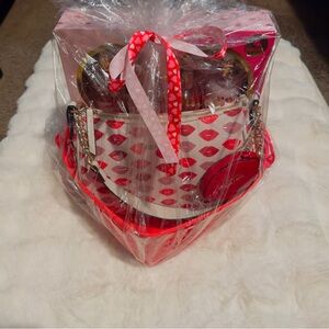 Stylish Pink and White Women's Bag